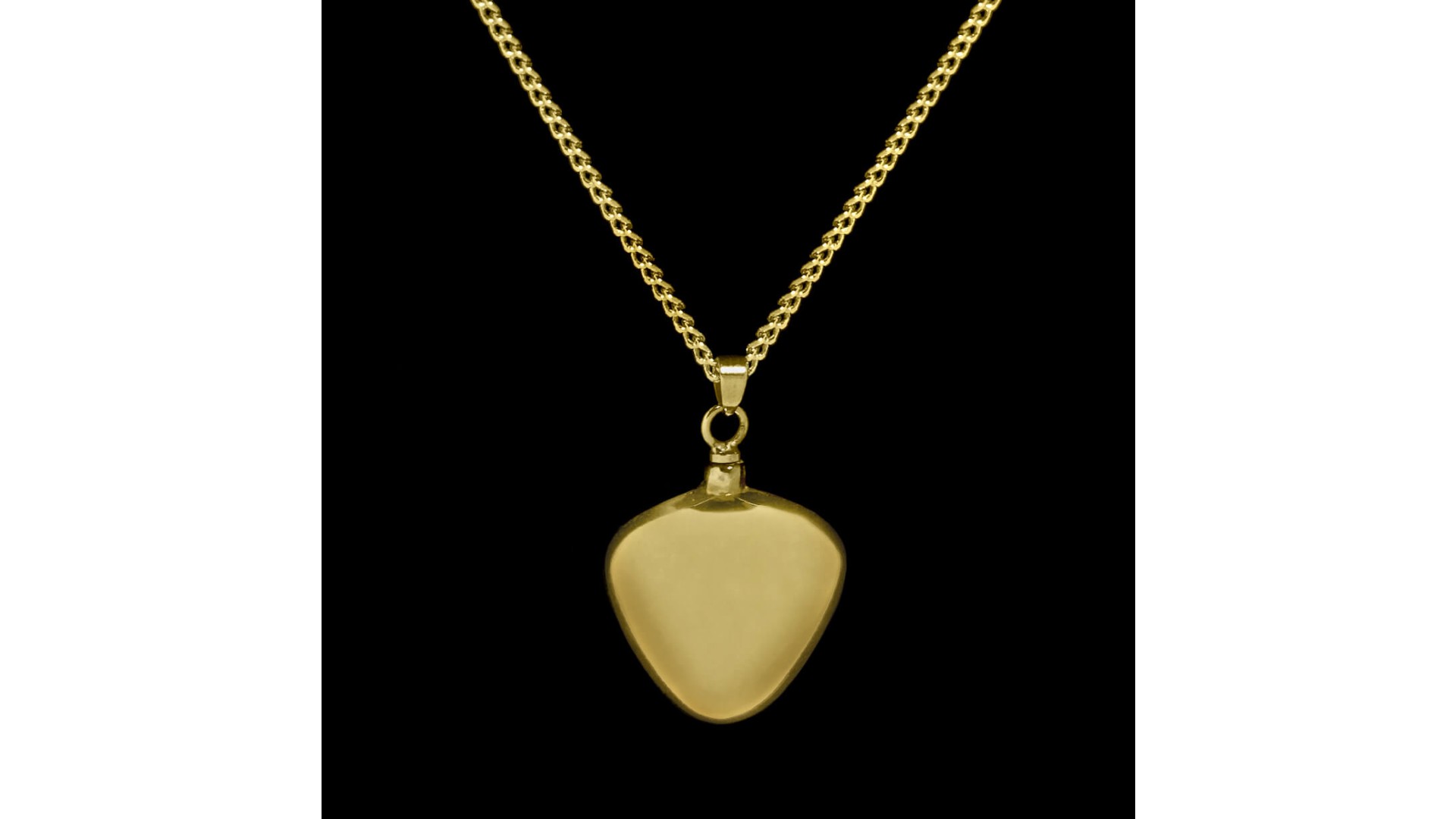 Brass Heart Cremation Pendant #36-580